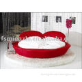 the most popular red round bed